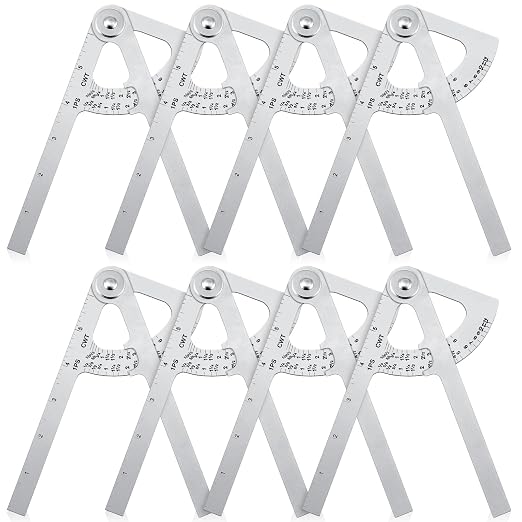 Moxweyeni 8 Pack Pipe Caliper Measuring Tool 7 Inch Stainless Steel Pocket Pipe by Moxweyeni