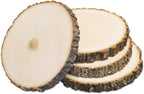 Wilson 4 Pack Basswood Round Rustic Wood Slice, Sanded Side, 9-12" Diameter by Wilson
