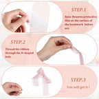 Yeaqee 100 Pcs Acrylic Bookmark Blanks Clear Bookmarks Acrylic Tags - Image 4