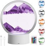 Meditation Sand lamp Liquid Motion 16 Color, Guided Visual Meditation Tool by Unknown
