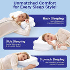 Cervical Neck Pillow for Pain Relief, Ergonomic Contour Pillow for Sleeping - Image 5
