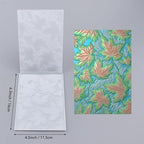 3D Embossing Folder for Card Making Maple Leave Background Plastic Embossing - Image 3