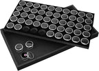 Ikee Design Black Foam Gem Jars Showcase Stackable Display Tray - Image 5