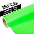 VINYL FROG Neon Green Matte Vinyl Roll 12" x10ft by VINYLFROG