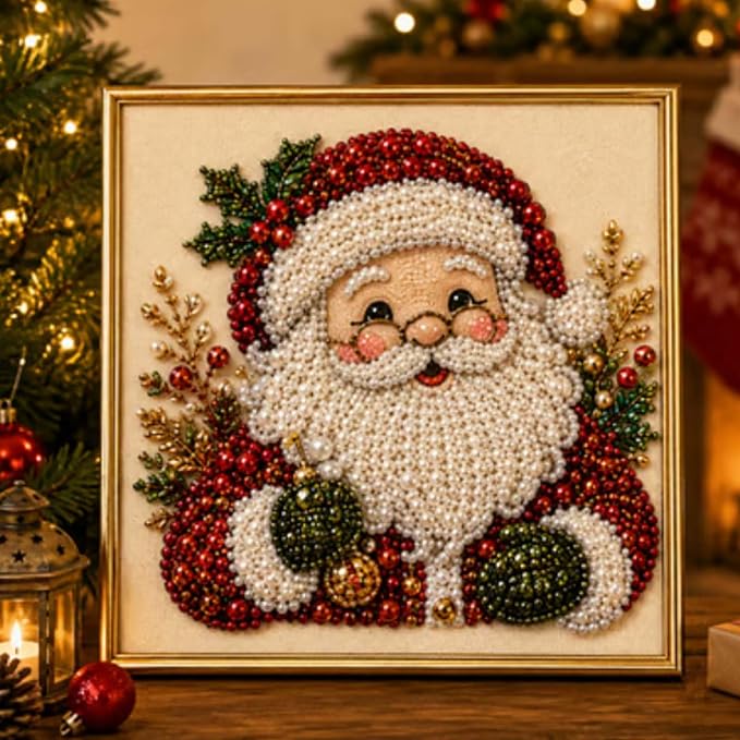 DIY Christmas Pearl Diamond Painting Art Kit - Image 2