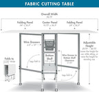 Studio Designs Sew Ready Hobby and Cutting Craft Desk Table - Image 2