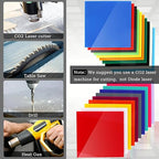 Adrattnay Acrylic Sheets 1/8" Thick, Opaque Colored Acrylic Panels - Image 4