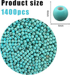 Turquoise Beads Bulk 4mm - Image 2