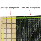 UOOU Quilting Ruler, Square Quilting Rulers Fabric Cutting Ruler Acrylic - Image 4