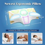 Cervical Pillow for Neck Pain Relief, Cooling Contour Memory Foam Pillows - Image 5