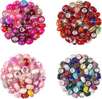 Aipridy Assortment European Large Hole Beads Spacer Beads Rhinestone Craft Beads - Image 2