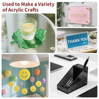2 PCS 8 x 8 inch Glitter Colored Plexiglass Acrylic Sheets - Image 5