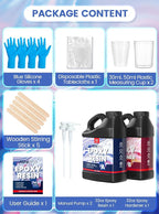 Jarezina Epoxy Resin Kit 64OZ, Crystal Clear Epoxy Resin-Strong and No Bubble - Image 3