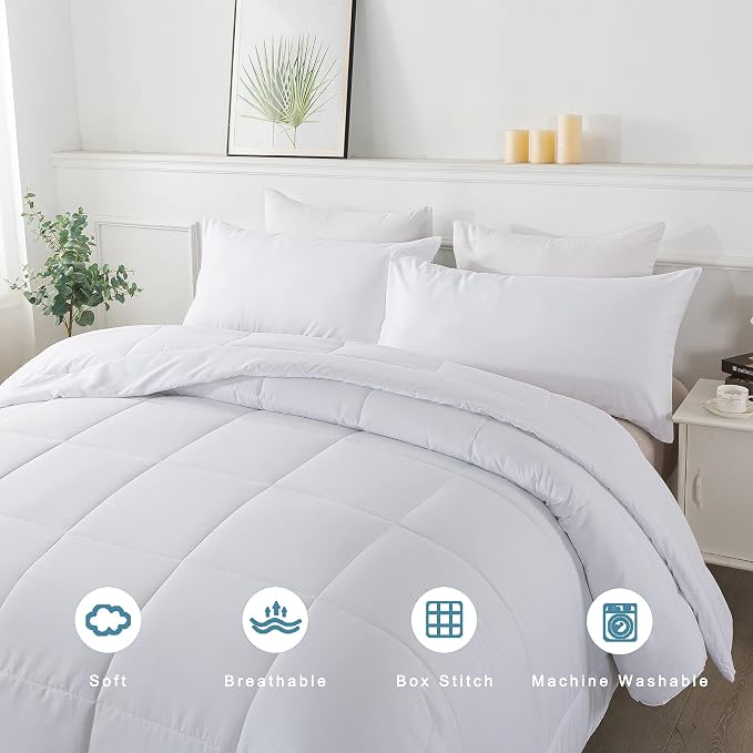 DOWNCOOL Queen Comforter Set -All Season Bedding Comforters Sets - Image 3
