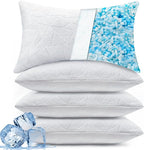 BETU Cooling King Size Pillows Set of 4, Shredded Memory Foam Bed Pillows by BETU