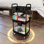 3 Tier Rolling Utility Cart - Image 3
