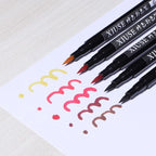 HARFINGTON Fabric Markers Permanent Dye Paint Textile Marker Pens Fine Tip - Image 5