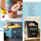 PRSTINCOL 3456 Pcs 36 Sheets Colorful Alphabet Stickers Pad, 9 Colors Self - Image 9
