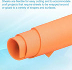 PATIKIL EVA Foam Sheet 10Pcs 12x8 Inch 2mm Thick Orange | Easy Cutting EVA Foam - Image 5