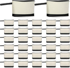 Silkfly 30 Pcs Cotton Canvas Makeup Bags Cosmetic Zipper Bags 10.2 x 5.5 x 2'' by Silkfly