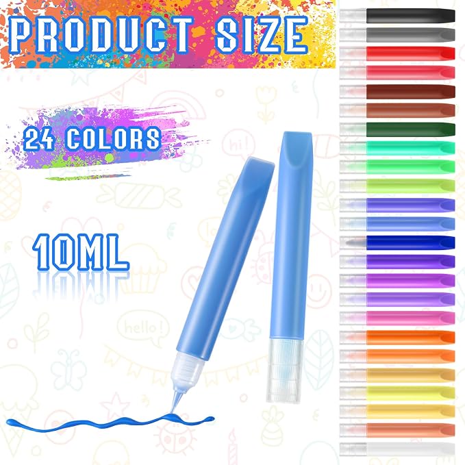 Motipuns 48 Pcs 96 Pcs Suncatcher Paint Pens - Image 2