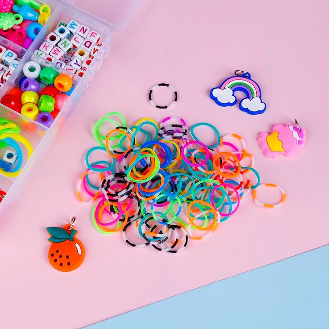 WAOYER 2500+ Rubber Band Bracelet Kit, Loom Bracelet kit, 30 Colors Friendship - Image 4