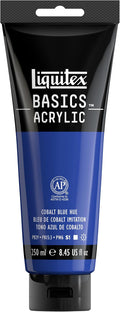 Liquitex BASICS Acrylic Paint, 250ml Tube, Cobalt Blue Hue by Liquitex