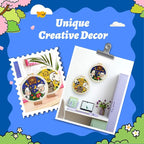 yuegool 2PCS Punch Needle Decoration Kit, Easy DIY Punch Needle Embroidery Kit - Image 5