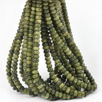 ICAI Beads 5x8mm Natural Rondelle Spacer Loose Beads by CAI+YI+MING