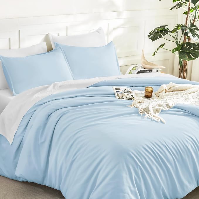 Litanika Twin XL Comforter Set Light Blue, 2 Pieces Extra Long Dorm Bedding Sets - Image 5