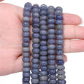 Songxi 5x8mm Natural Blue Aventurine Stone Rondelle Beads, Gemstone by SongXi