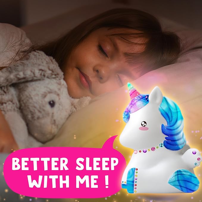 Goodyking Paint Your Own Unicorn Lamp Art Kit, DIY Night Light, Arts & Crafts - Image 6