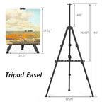 Art Painting Tripod Easel Stand - Image 4