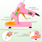 MONVICT Pink Hot Glue Gun Kit, Mini Glue Gun - Image 2