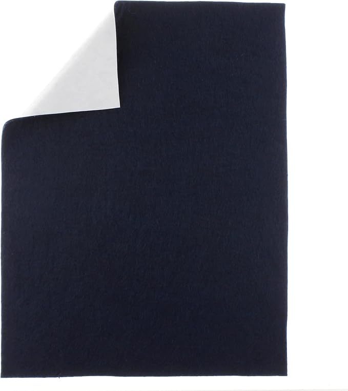 HBC Merino Wool Blend Felt Crafting Sheets Adhesive Backed by HairBowCenter