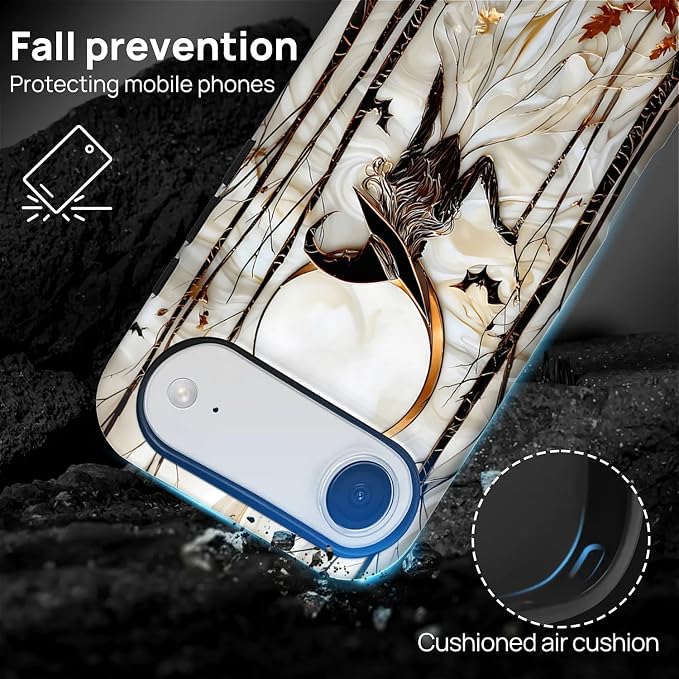 Case for iPhone 17 Air, Scratch Resistant Hybrid Double Layer Hard Shell，Gothic - Image 6