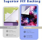 Night Galaxy Starry Permanent Adhesive Vinyl 12 Sheets 12'' x 10'' | Celestial - Image 4