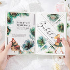 90PCS Flower PET Stickers, Waterproof Transparent Floral Designs - Image 7