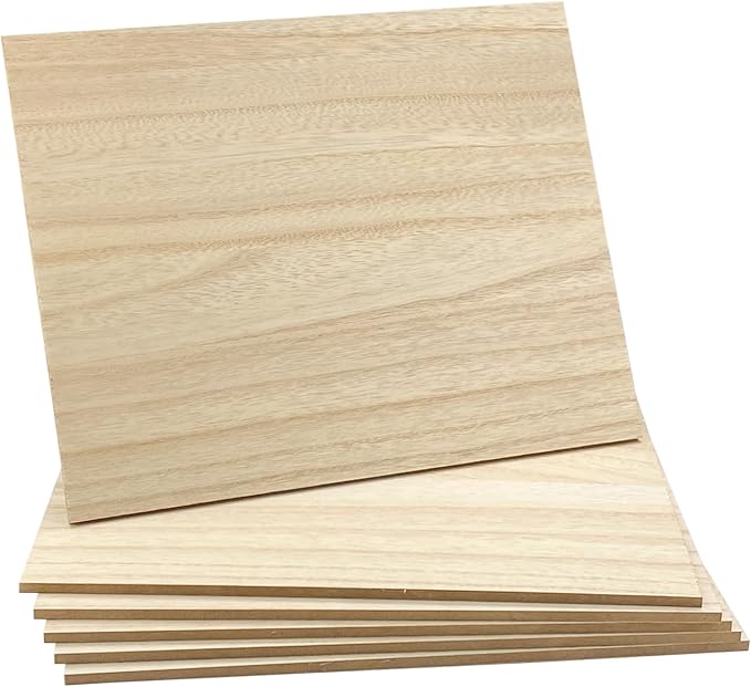 6 Pack MDF Wood Boards 11"x14"-1/4th inch Thick Wooden Planks, Double Sided - Image 4