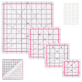 Quilting Rulers, 4 Square Quilting Templates by HUIFARI