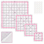 Quilting Rulers, 4 Square Quilting Templates by HUIFARI