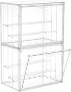 LXLXXL Acrylic Display Case for Collectibles 3 Layer Adjustable Figure Display by LXLXXL