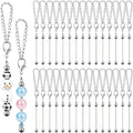 30 PCS Beadable Keychain Bars Bulk, Metal Blank Keychain Bars by FDKYOEK