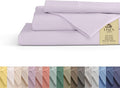 Linen Home 100% Cotton Percale Sheets Queen, Crisp Cool Breathable Bed Linen by LINENHOME