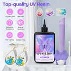 HeyClear 250g UV Resin kit -Crystal Clear, Hard UV Epoxy Resina para - Image 6