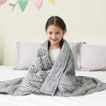 Mr. Sandman Weighted Blanket 3LBS 36 x 48 Inches, Minky Dots Heavy Blanket by MrSandman