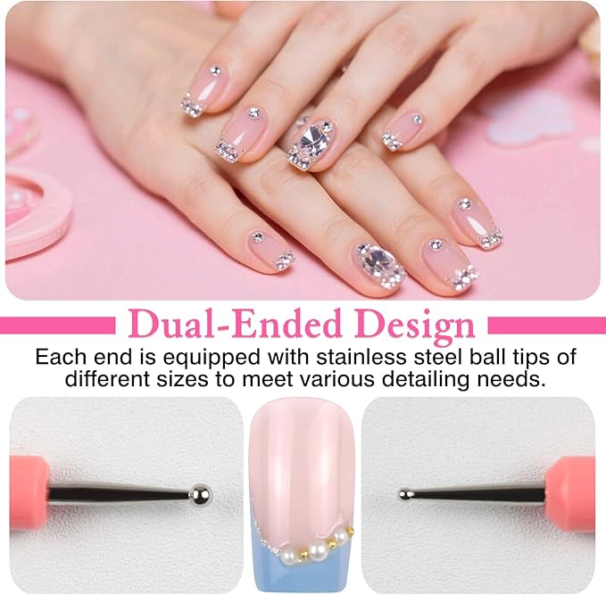 5-Piece Pattern Tracing & Embossing Stylus Set – Dual-Ended Ball Tip Tools - Image 3