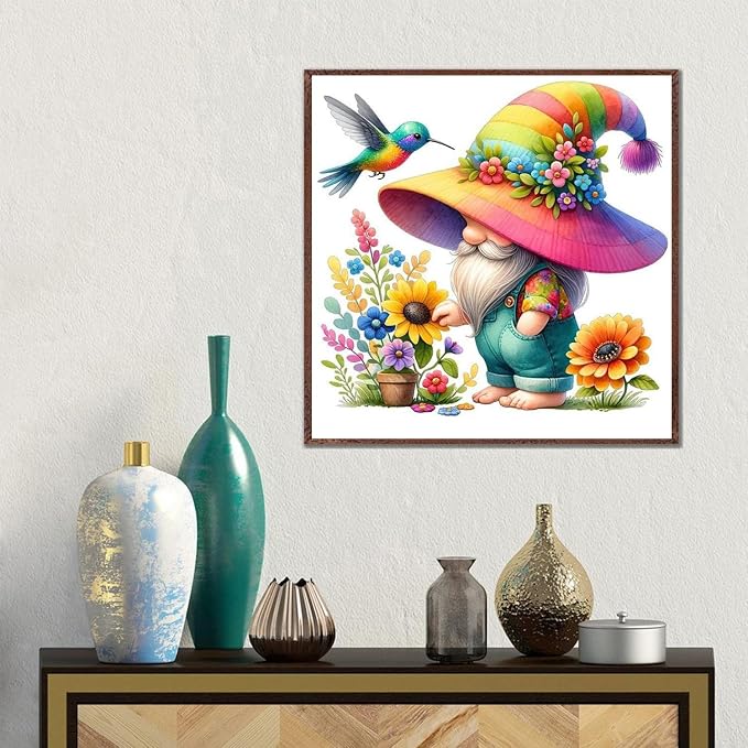 Gnome Stamped Cross Stitch Kits - Image 3