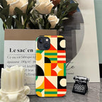ZHEGAILIAN Case for iPhone 14 Plus, Geometric Colors Durable Shockproof - Image 7
