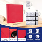 Card Binder – 720 Capacity, Zippered Trading Card Holder - Image 3